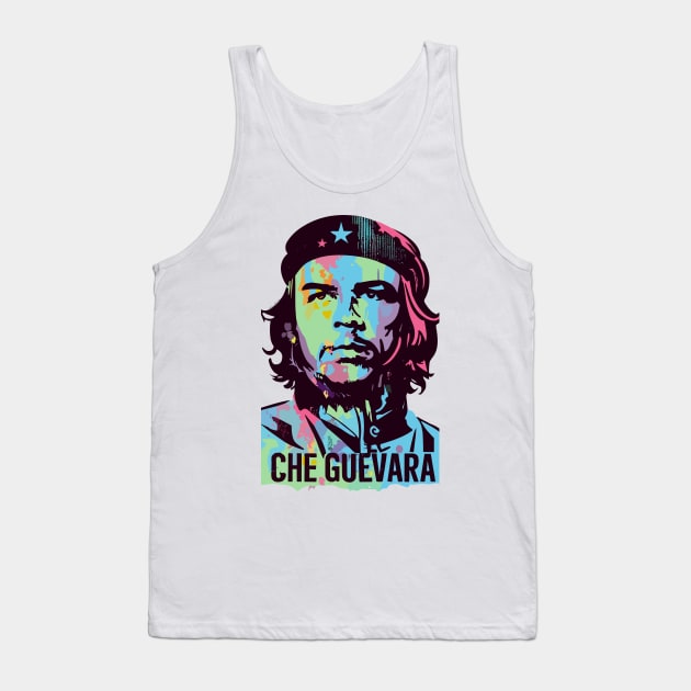 Che Guevara Neon Tank Top by NerdsbyLeo